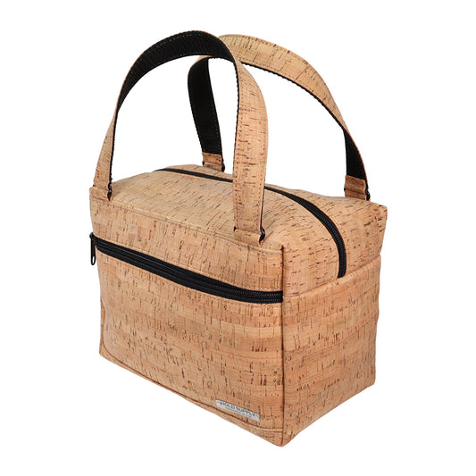 Insulated Cork Zippered Lunch Bag