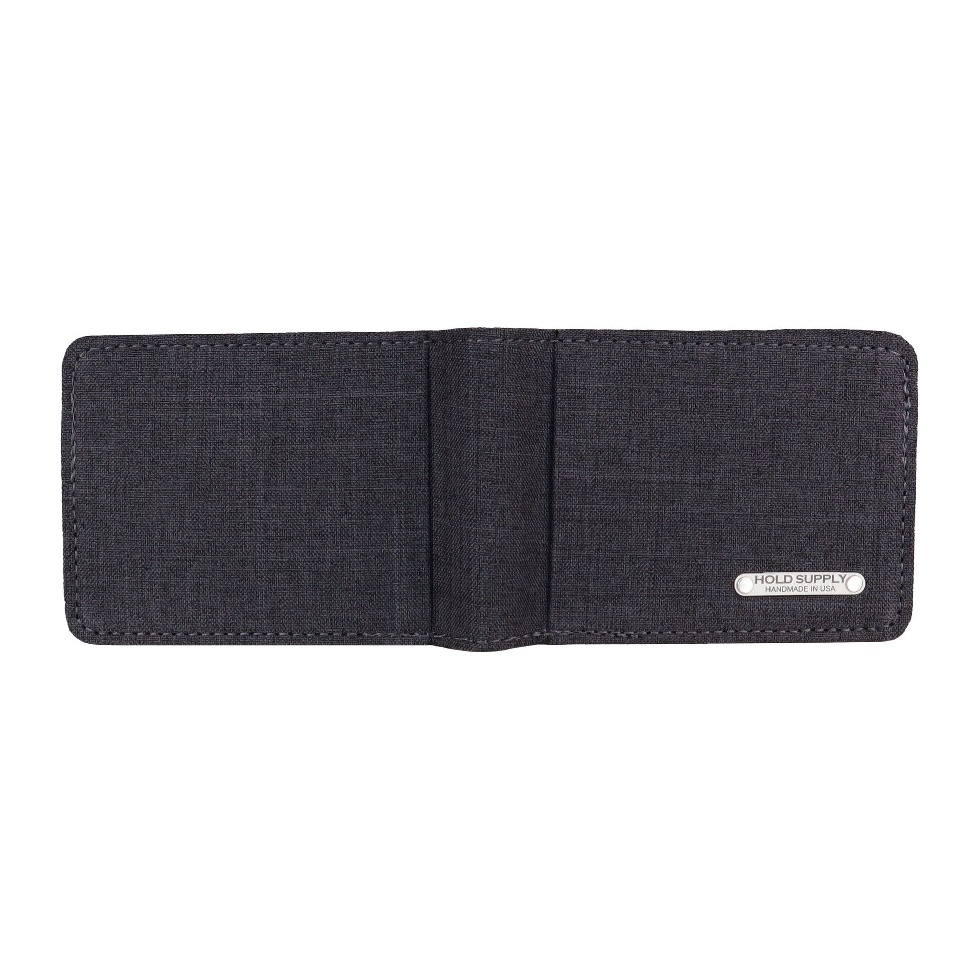 Gray Fabric Bifold Wallet