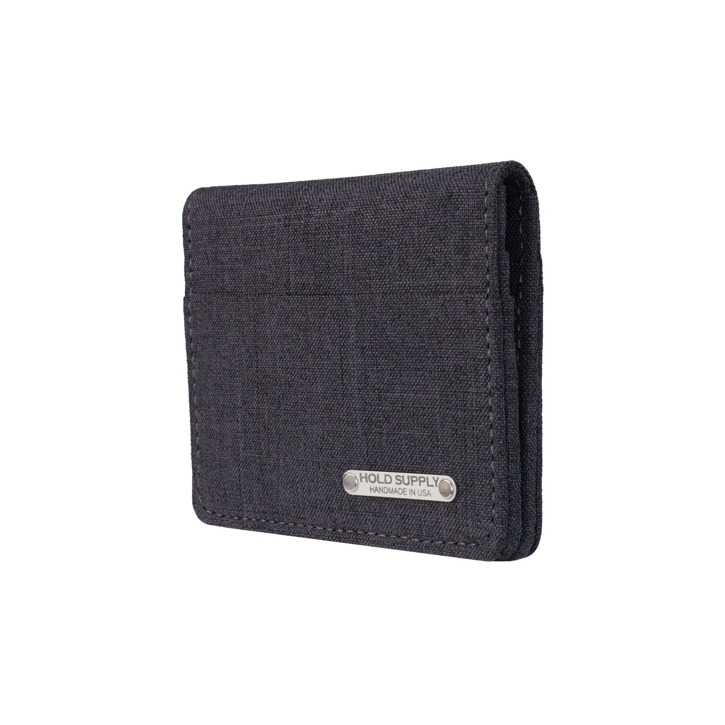 Gray Vertical Bifold Wallet