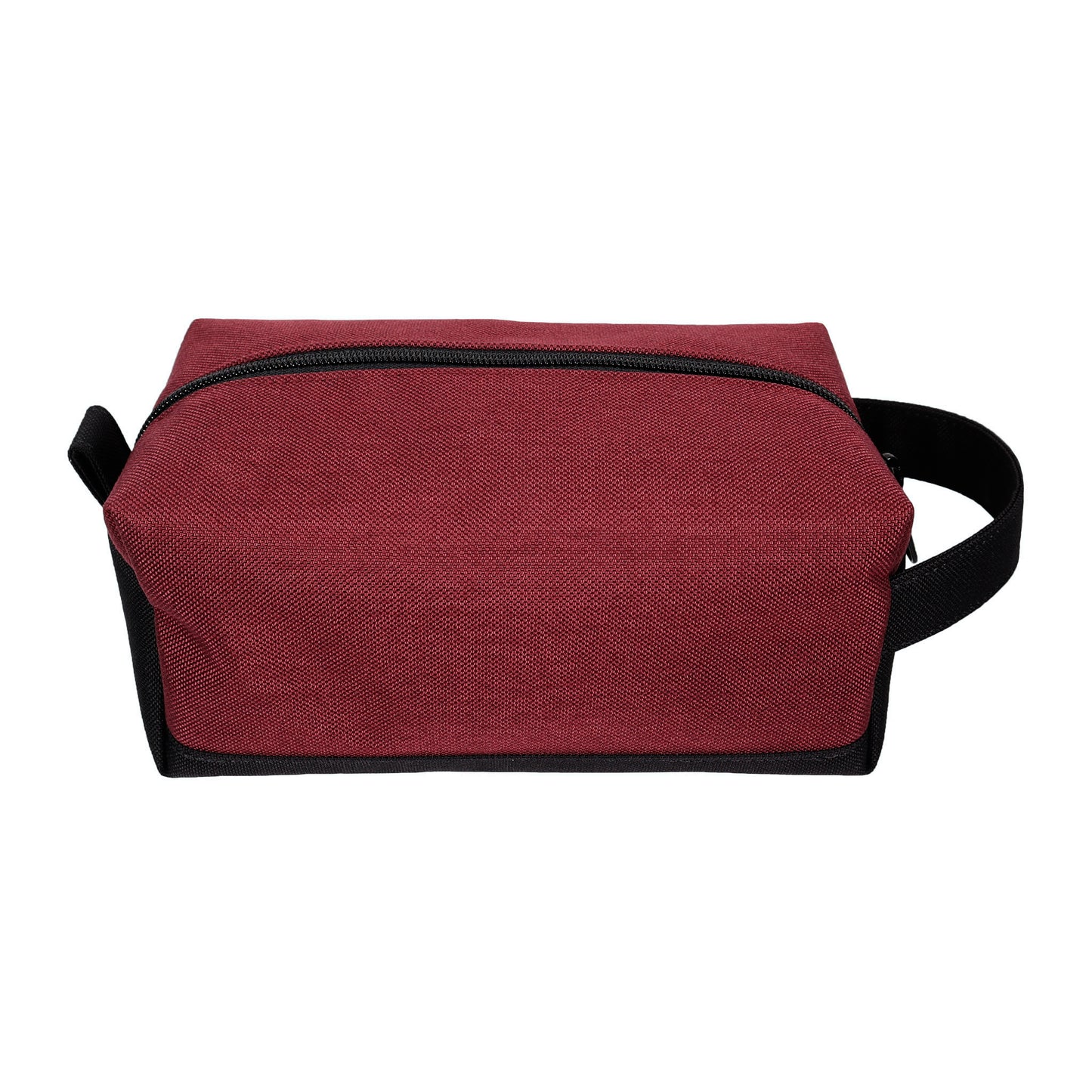 Red and Black Canvas Toiletry Bag